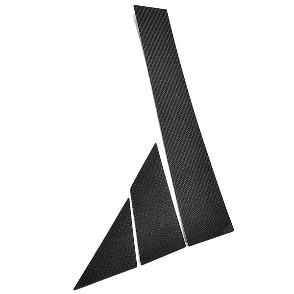 フィアット/アバルト 500/595/695 カーボンピラーパネル(6ピースセット) by AutoStyle　22858