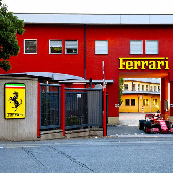 Ferrari フェラーリ純正 サインボード(Ferrari本社正門用) 23016