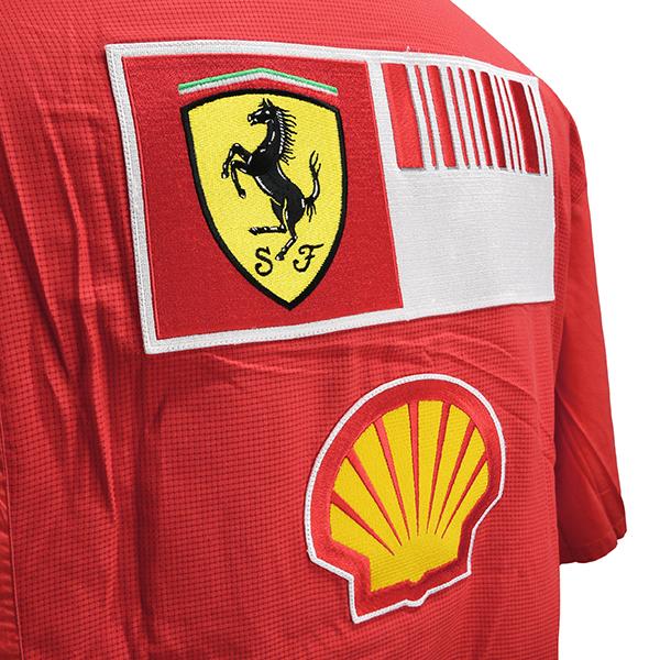 Ferrari スクーデリア フェラーリ 2008クルー支給用半袖シャツ Ferrari スクーデリア フェラーリ 2008クルー支給用半袖シャツ