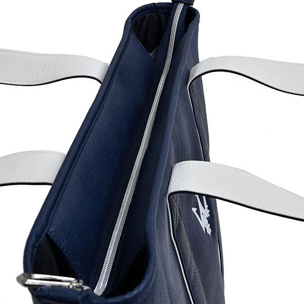 Maserati マセラティ純正バイカラートートバッグネイビー/ホワイト40cm Maserati（マセラティ） マセラティ純正 バイカラートートバッグ