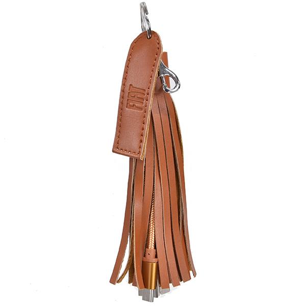 FIAT フィアット純正 ケミカルレザータッセル3-in-1USBチャージ