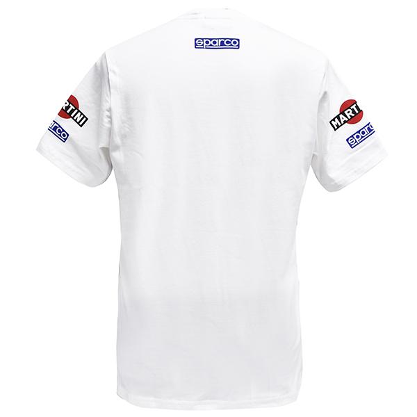 マルティニ レーシング オフィシャルTシャツ(ホワイト) by Sparco