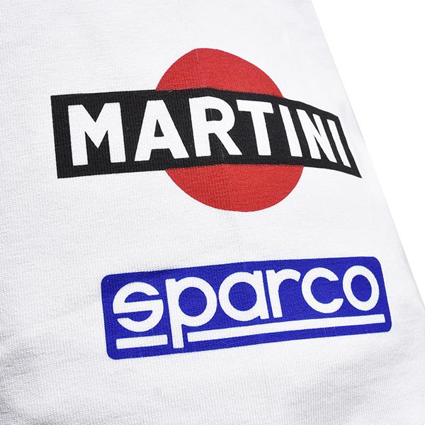 マルティニ レーシング オフィシャルTシャツ(ホワイト) by Sparco