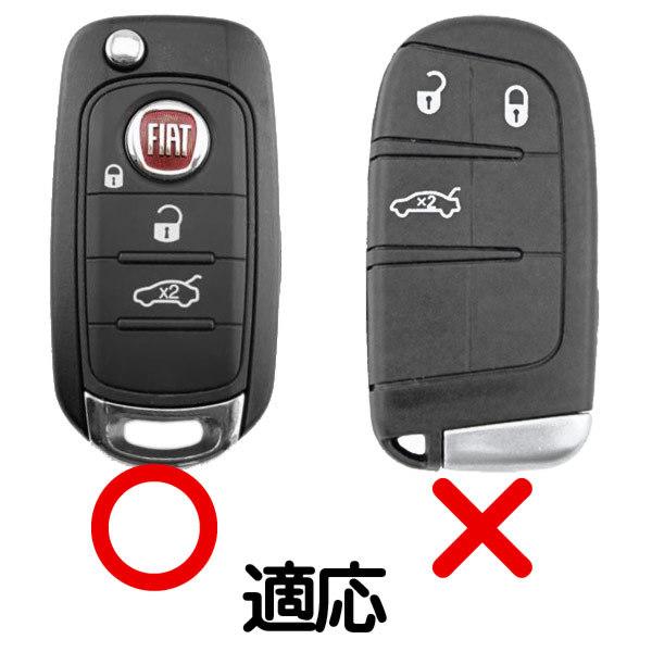 FIAT フィアット純正 500X/500L キーカバー 500ロゴ (ブラック FIAT フィアット純正 500X/500L キーカバー 500ロゴ (ブラック