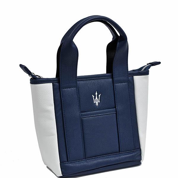 Maserati（マセラティ） マセラティ純正ラウンドトートバッグ(ネイビー