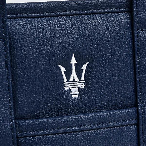 Maserati（マセラティ） マセラティ純正ラウンドトートバッグ(ネイビー