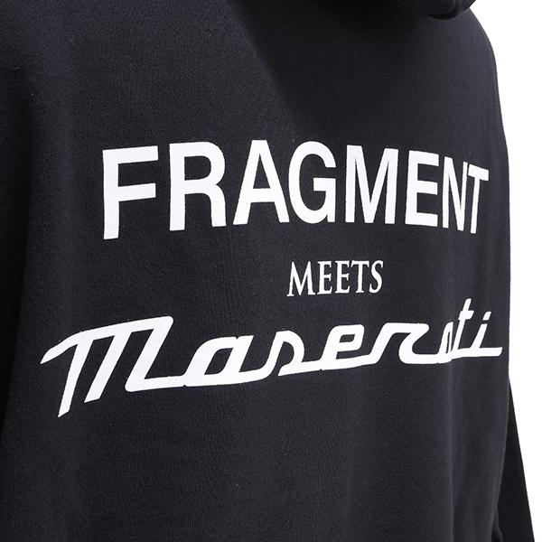 ヨ*ー様 fragment x マセラティトライデントロゴ BLACKパーカー藤 fragment design（フラグメントデザイン） マセラティ純正 Fragment