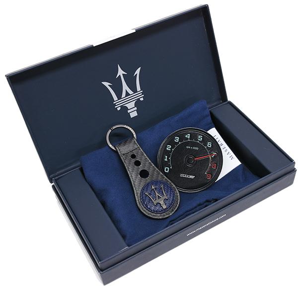 小物 s Maserati（マセラティ） マセラティ純正 カーボン&ブルー レザー