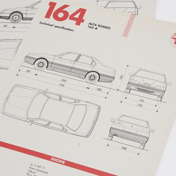 アルファロメオ164 取扱説明書　ALFA ROMEO アルファロメオ（ALFA ROMEO） 164 (Super/Q4)プレスキット