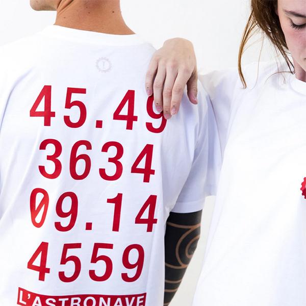 Garage Italiaオフィシャル座標Tシャツ(ホワイト) 23925 : イタリア