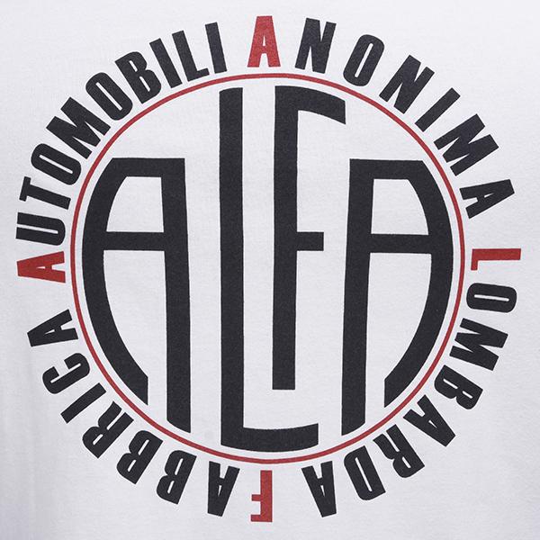 おけ アルファロメオ（ALFA ROMEO） A.L.F.A. MILANO Tシャツ(ホワイト