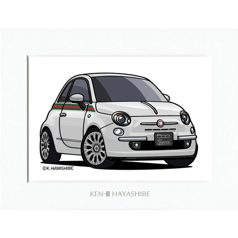 FIAT（フィアット） フィアット500(シリーズ3)Gucciイラストレーション