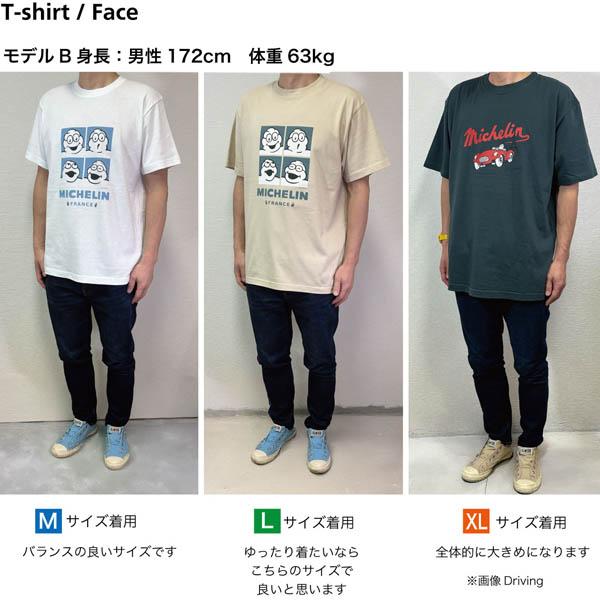 ＪＰ様 ミシュラン（MICHELIN） ミシュランオフィシャルTシャツ-Face