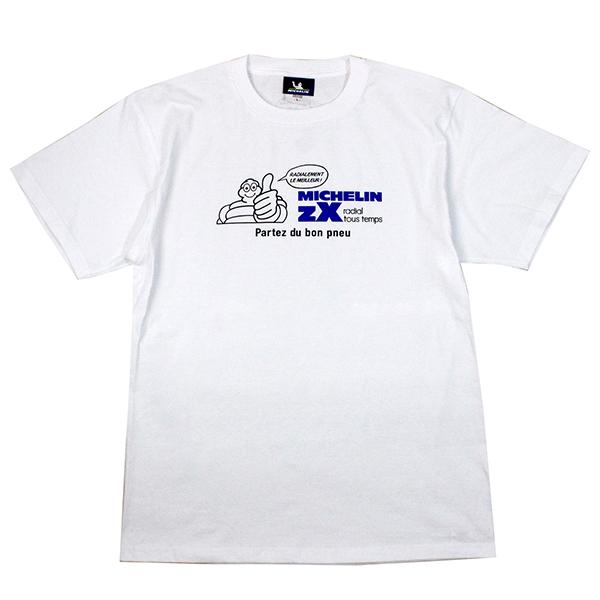 ミシュラン（MICHELIN） MICHELINオフィシャルTシャツ-ZX-(ホワイト