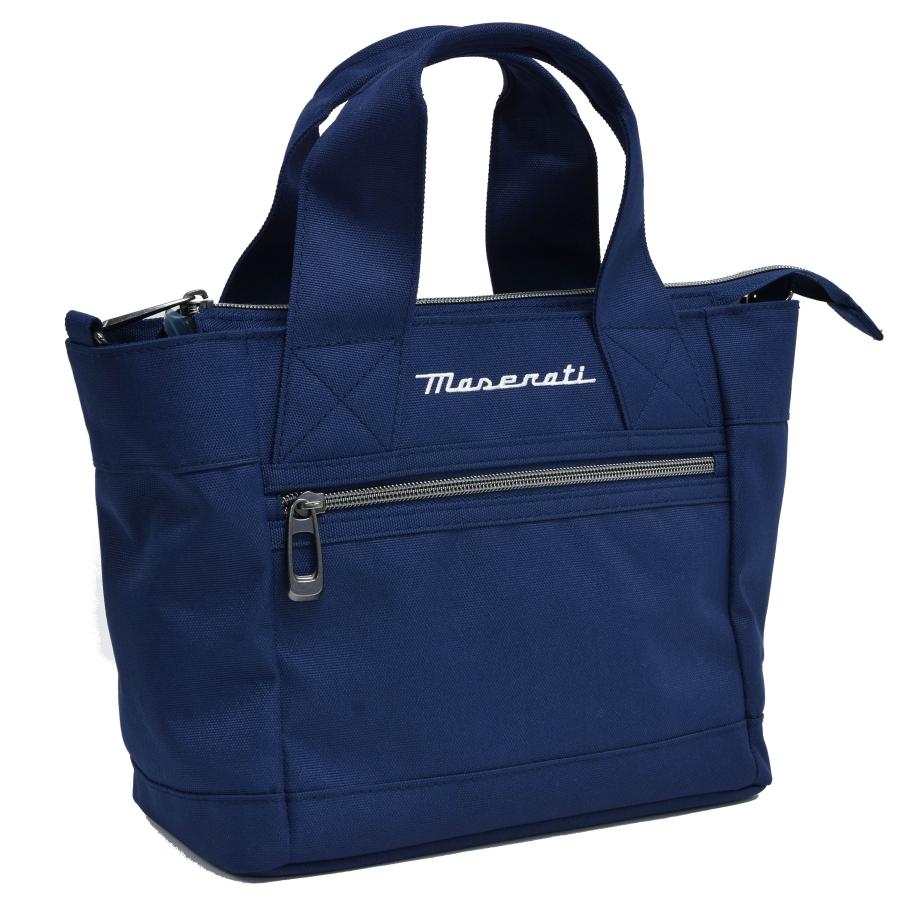 【美品】MASERATI マセラティ ミニトートバッグ　カートバッグ ノベルティ Maserati（マセラティ） マセラティ純正ラウンドトートバッグ/ブラック