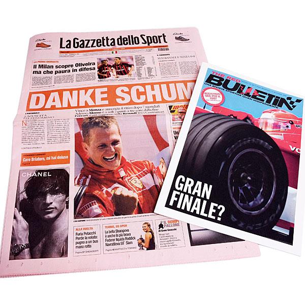 GAZZETTA DELLO SPORT UN URLO: FERRARI! VILLENEUVE INFILA JONES A