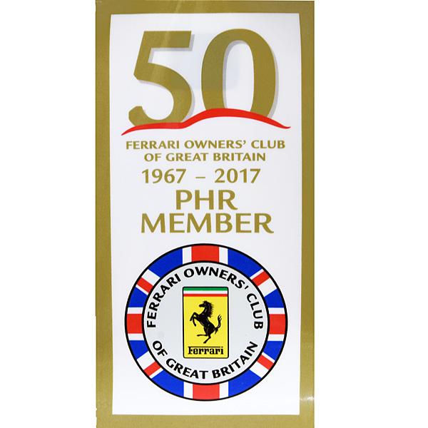 Ferrari フェラーリ Owners Club U.K. ステッカーセット 24829