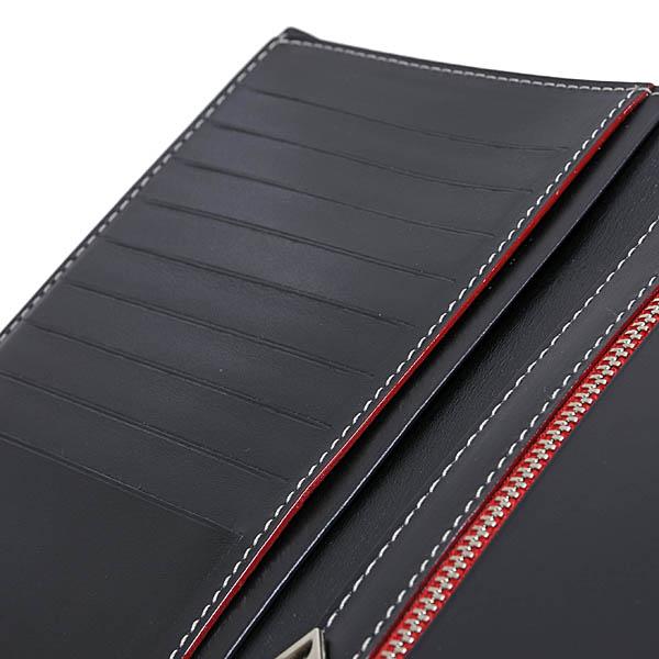 Ferrari フェラーリ純正手帳型レザーウォレット(ブラック) 24960