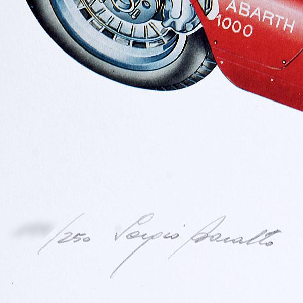 アバルト（ABARTH） RIA(REGISTRO STORICO ITALIANO ABARTH)リトグラフ