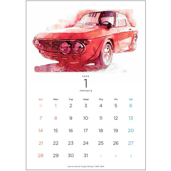 アルファロメオ CAR GRAPHIC 2024年カレンダー 25126 : イタリア アルファロメオ CAR GRAPHIC 2024年カレンダー 25126 : イタリア