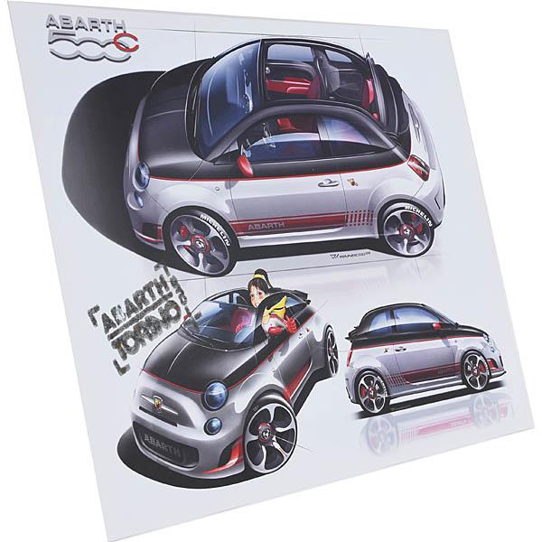 アバルト ABARTH CLUB TORINO ABARTH500イラストリーフレット　25275｜itazatsu｜03