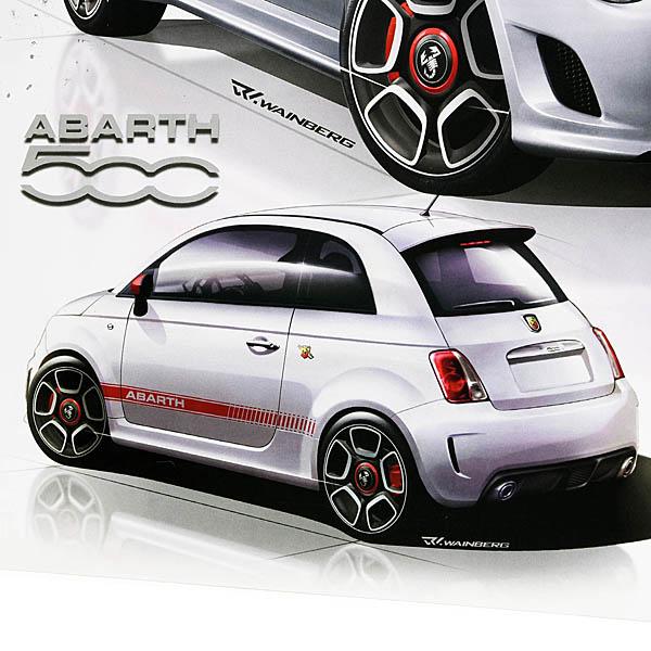 アバルト ABARTH CLUB TORINO ABARTH500イラストリーフレット　25275｜itazatsu｜06