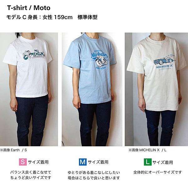 ミシュランオフィシャルTシャツ-MOTO-(ライトグレー)　25326｜itazatsu｜08