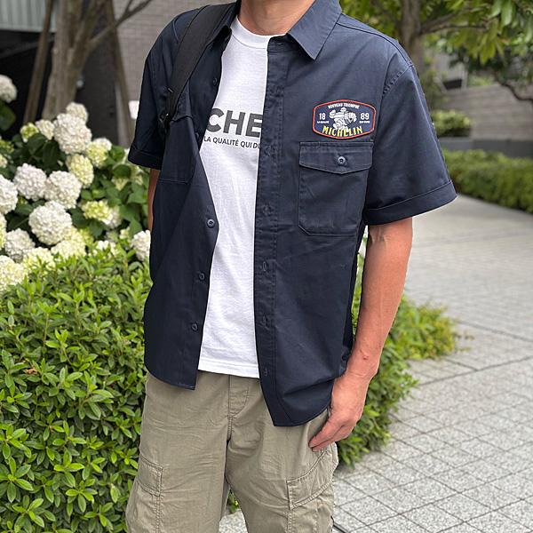 ミシュラン ミシュランオフィシャルワークシャツ-2025-(ネイビー