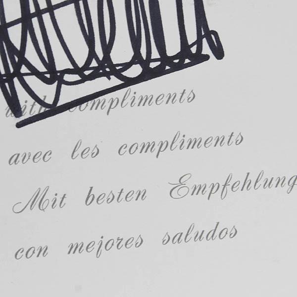 Ferrari（フェラーリ） Scuderia Ferrari Stefan Johansson直筆サイン