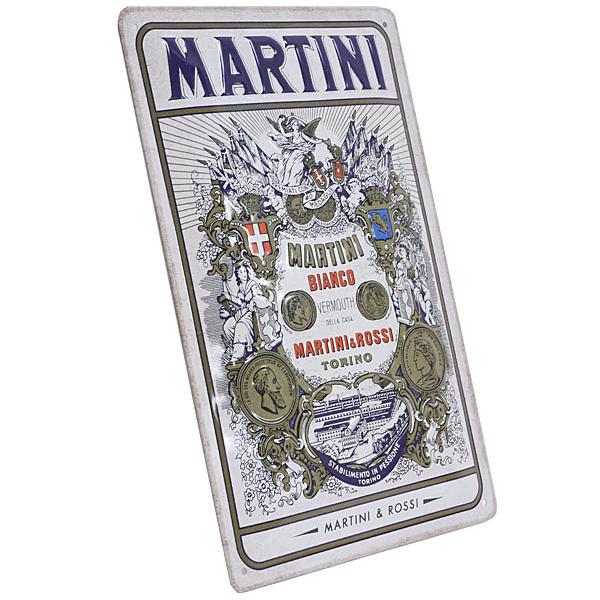 ランチア マルティニ オフィシャルサインボード-Bianco Vermouth Label