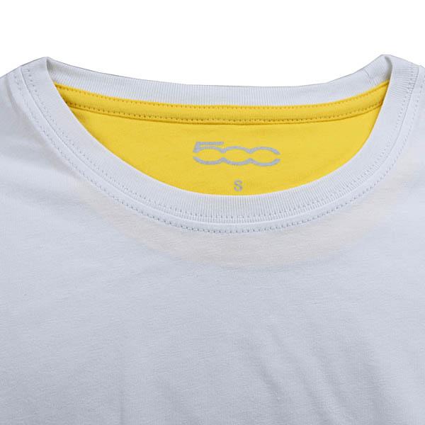 FIAT（フィアット） フィアット純正500バイカラーロゴTシャツ 25658