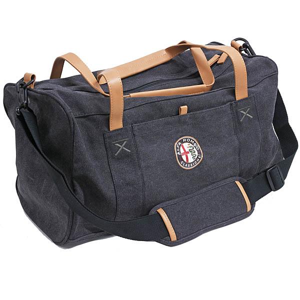 Alfa Romeo ボストンバッグ ブラック アルファロメオ（ALFA ROMEO） アルファロメオ純正CLASSICHEダッフル