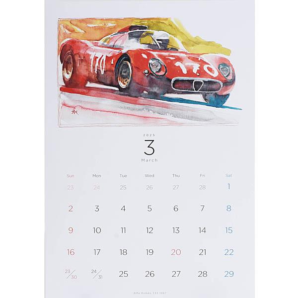 アルファロメオ（ALFA ROMEO） CAR GRAPHIC 2025カレンダー 25756