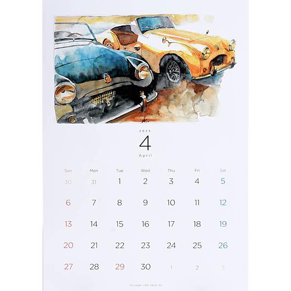 アルファロメオ（ALFA ROMEO） CAR GRAPHIC 2025カレンダー 25756