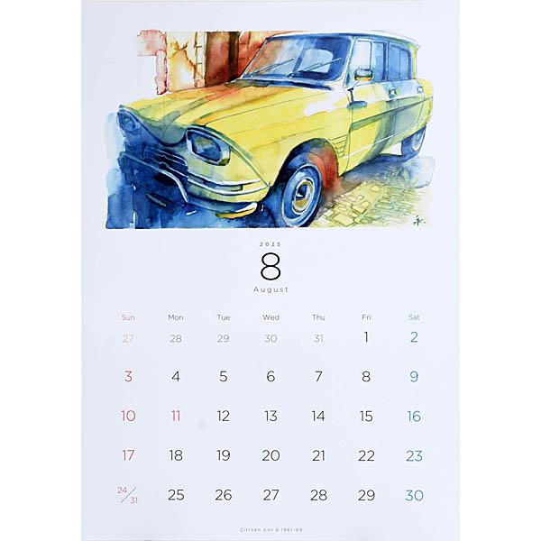アルファロメオ（ALFA ROMEO） CAR GRAPHIC 2025カレンダー 25756