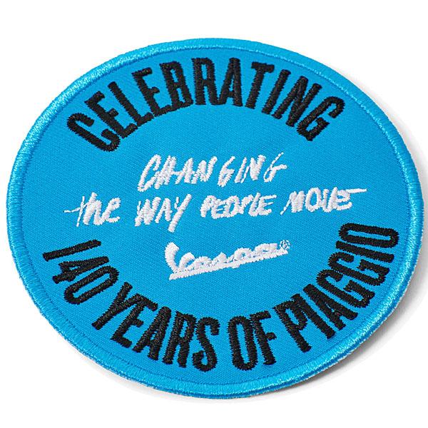 ベスパ ベスパオフィシャルWDワッペン(ラウンド)-140 YEARS- 25778