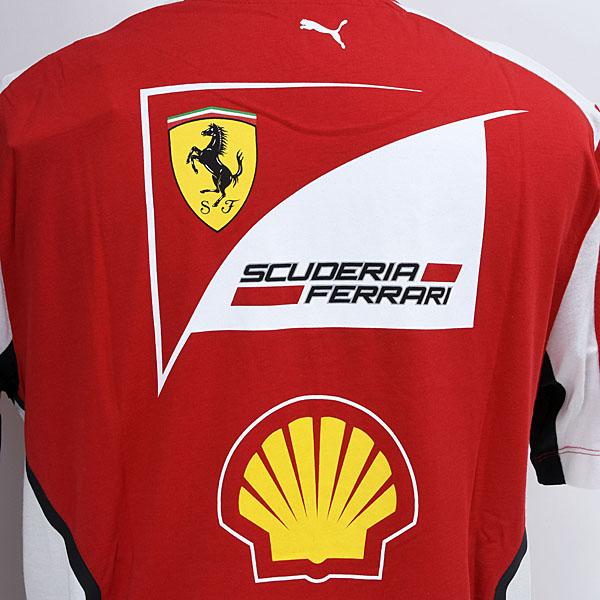 【希少品】2012 フェラーリ ドライバー支給用 Tシャツ/新品 M Ferrari（フェラーリ） スクーデリアフェラーリ2012クルー支給用T