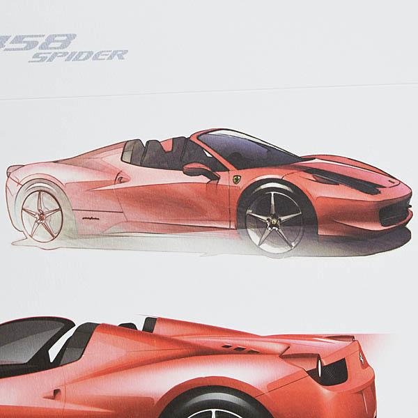 Ferrari（フェラーリ） フェラーリ純正458spiderリトグラフ 25970