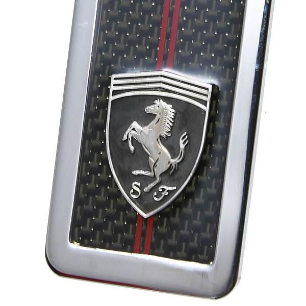 Ferrari（フェラーリ） フェラーリ純正カーボンシルバーキーリング