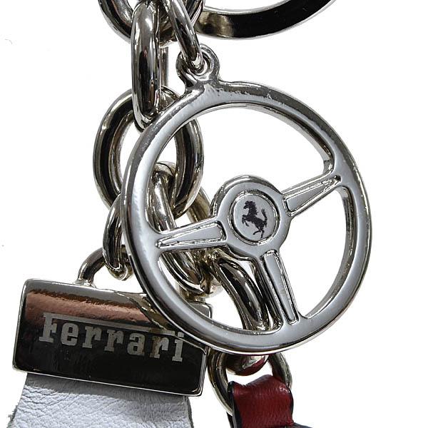 Ferrari（フェラーリ） フェラーリ純正レザータッセルキーリング 26310
