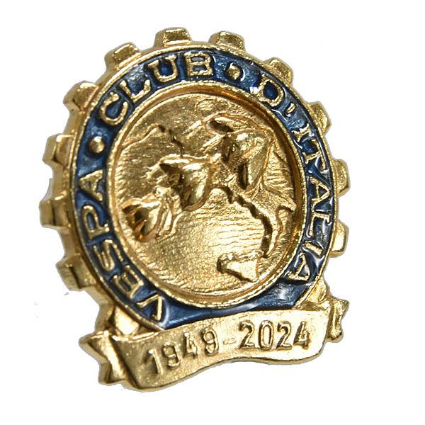 Vespa ピンバッジ 4点セット 七宝焼　オフィシャル　ベスパ ベスパ Vespa Club Italiaピンバッジ 26338 : イタリア自動車雑貨店