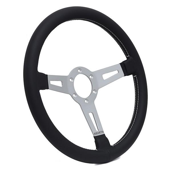 アバルト（ABARTH） レザーステアリング(3スポーク) 4542 : イタリア