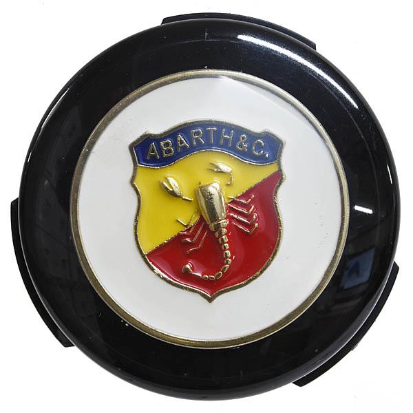 アバルト　ABARTH　ステアリング＆ホーンボタン　ボスおまけ アバルト（ABARTH） アバルト純正ホーンボタン(ホワイト) 4548