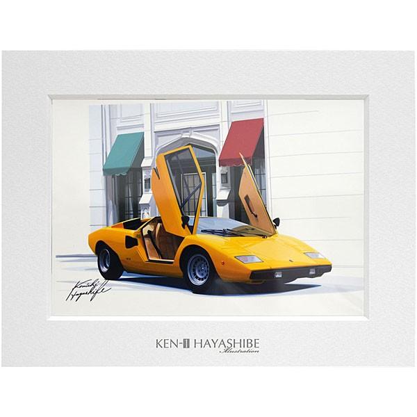 Lamborghini（ランボルギーニ） Countachイラストレーション by 林部