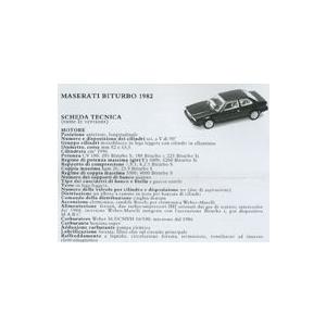 Maserati（マセラティ） Collection N.17 BITURBO 1982年ミニチュア