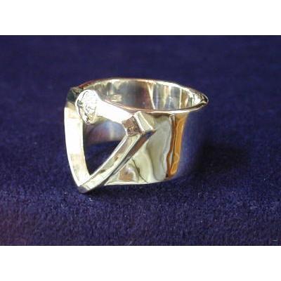 アルファロメオ スターリングシルバーNEWグリル型リング 648 : 648 