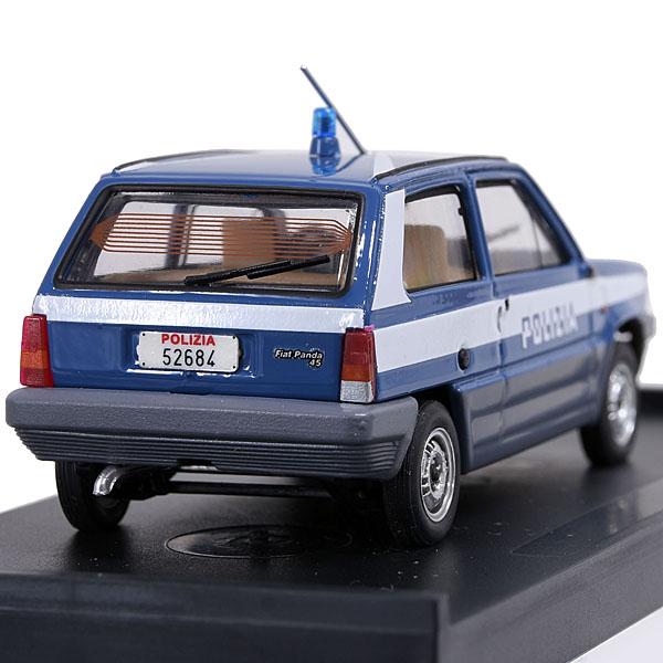 Miniature Minichamps 1/43 – Fiat Panda Polizia 1980 – Police Italienne – Diecast Bleu