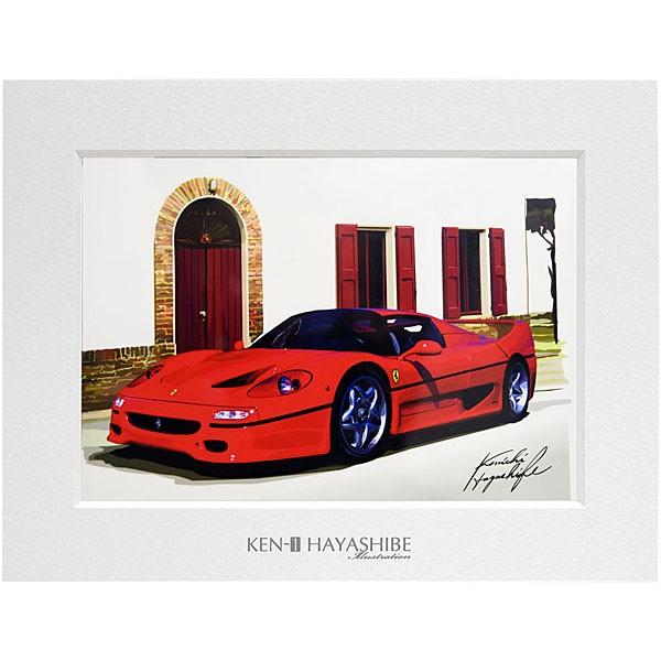Ferrari（フェラーリ） F50イラストレーション by 林部研一 7397