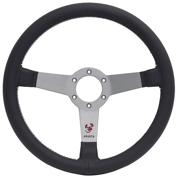 アバルト（ABARTH） ステアリングホイール(3スポーク/シルバー) Type A