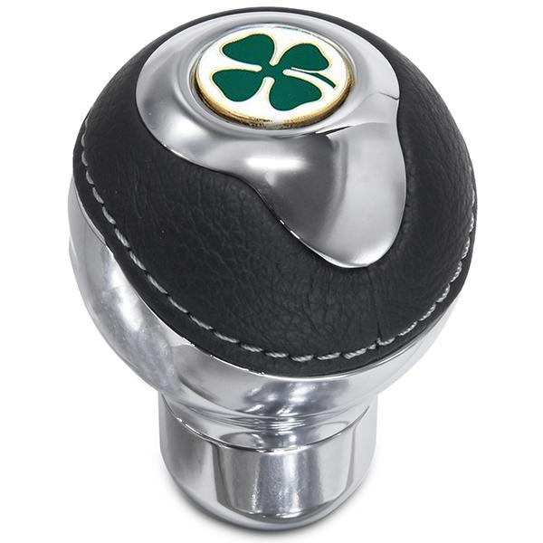 アルファロメオ（ALFA ROMEO） BLACK社製アルミ&レザーシフトノブ